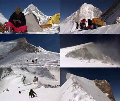 
Pemba Sherpa At Camp 2 With Gasherbrum I, Gasherbrum IV From Camp 2, Climbing To Camp 4, Gasherbrum II From Camp 4, Pemba Sherpa Climbing Final Ridge To Gasherbrum II Summit - Gasherbrum 2 Video By Ludo Challeat

